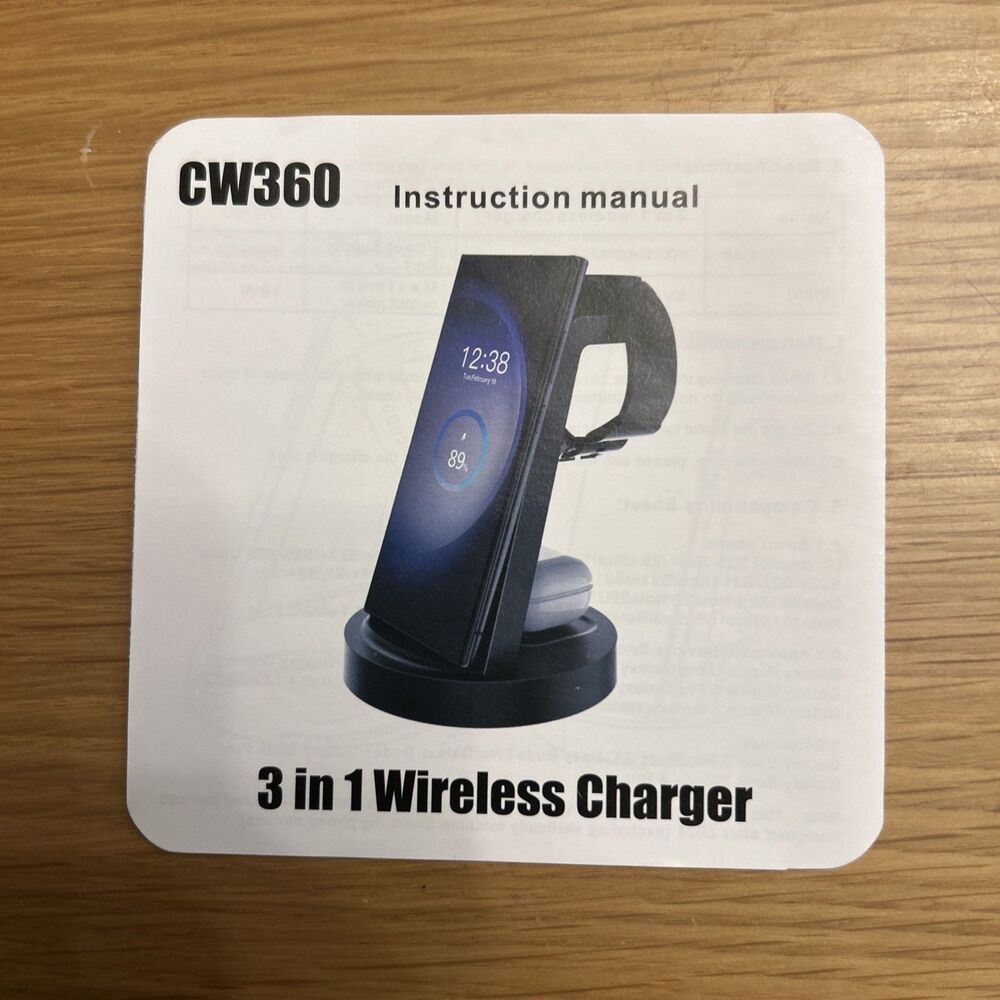 Wireless Charger for Samsung: 3 in 1 Wireless Charging Station for Samsung - Picture 12 of 12
